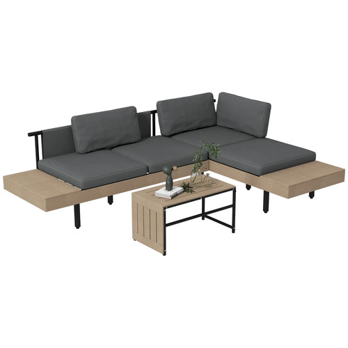 Three piece garden sofa - three-piece, 'l'