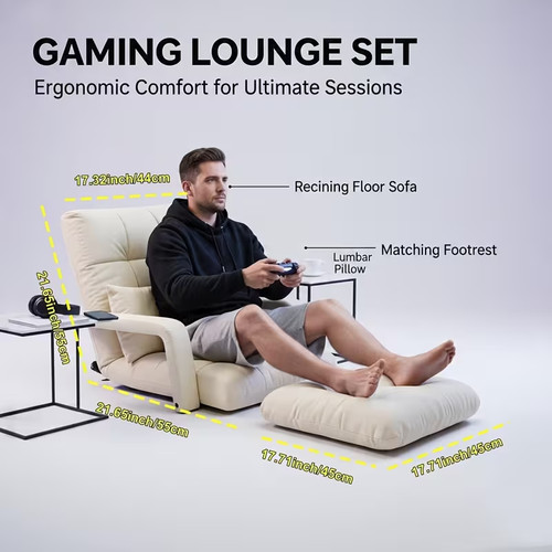Adjustable gaming lazy sofa - adjustable,