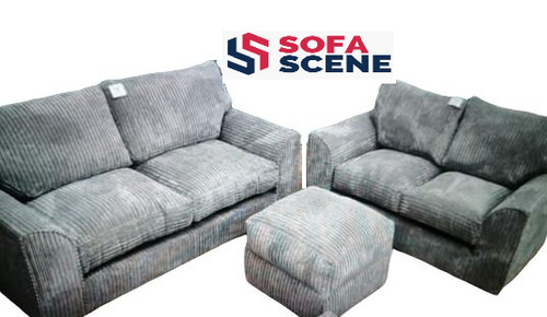 Jumbo cord high back cushions - cord,