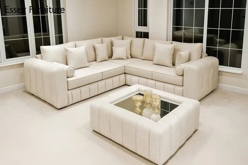 Lilly luxury corner sofa set - sofa,