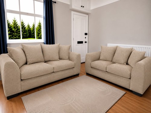 Seater dylan sofa set - seater, mink