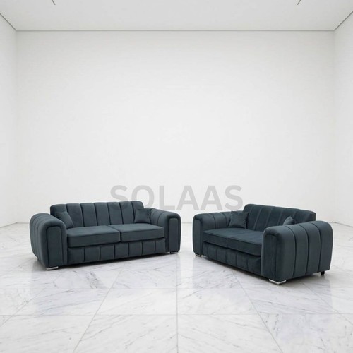 Solaas zariane velvet sofa set - velvet,