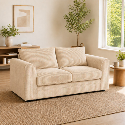 Jumbo cord corner sofa suite - jumbo,