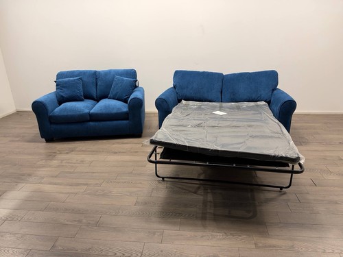 Taylor blue fabric seater - taylor,