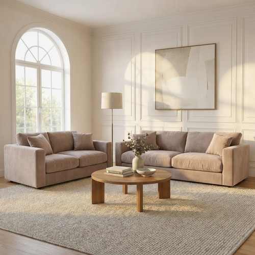 Deluxe velvet sofa - velvet,