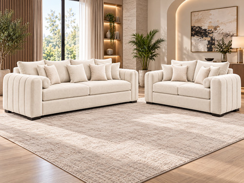 Luxury 3 seater linen - 1,,