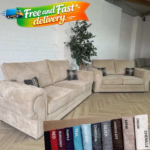 Verona sofa set beige - set, cream