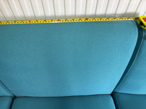 Retro blue fabric modular - retro,